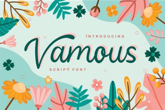 Vamous Font Poster 1