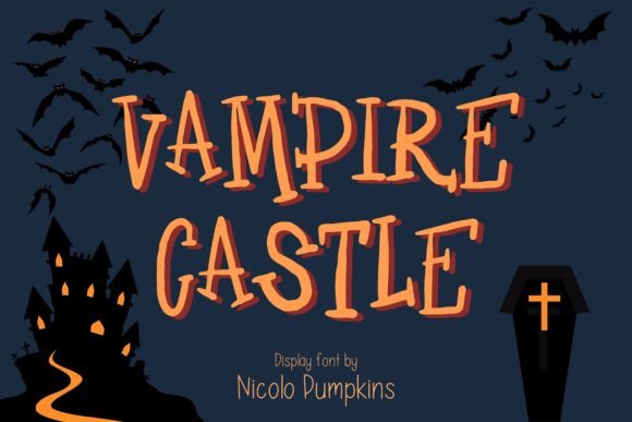 Vampire Castle Font Poster 1