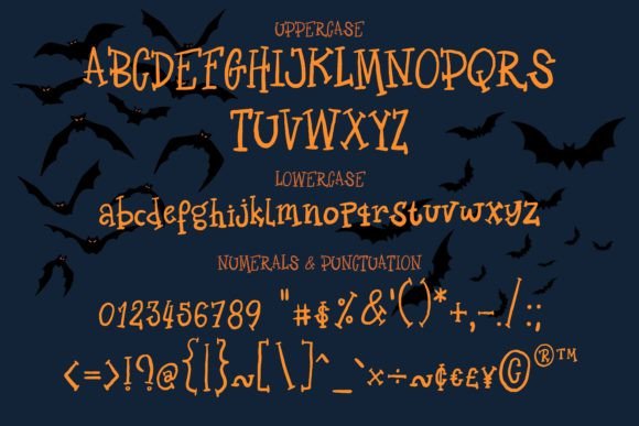 Vampire Castle Font Poster 2