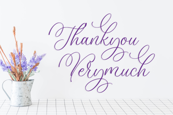 Vanelosia Font Poster 12