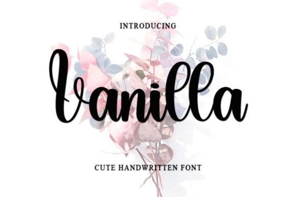 Vanilla Font Poster 1