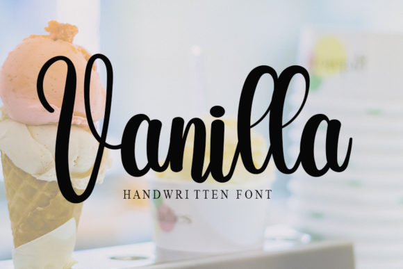 Vanilla Font Poster 1