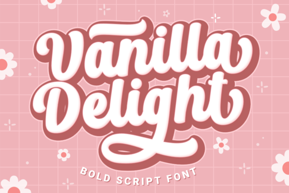 Vanilla Delight Font Poster 1