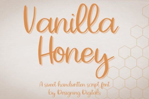 Vanilla Honey Font Poster 1