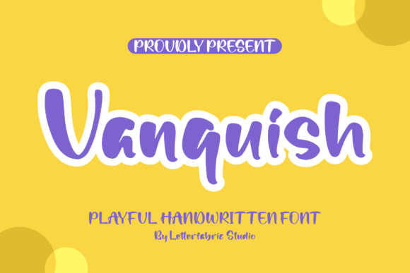 Vanquish Font Poster 1