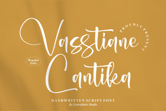 Vasstiane Cantika Font Poster 1