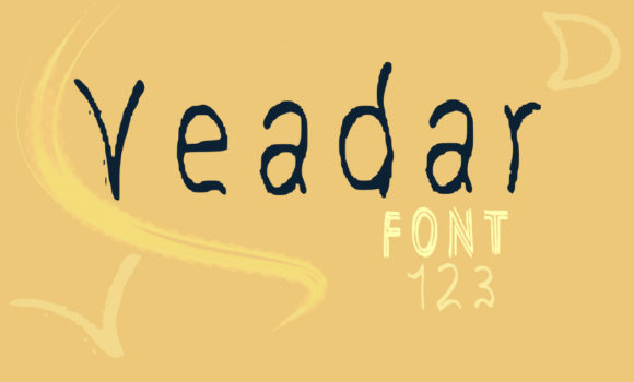 Veadar Font Poster 1