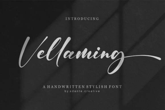 Vellaming Font Poster 1