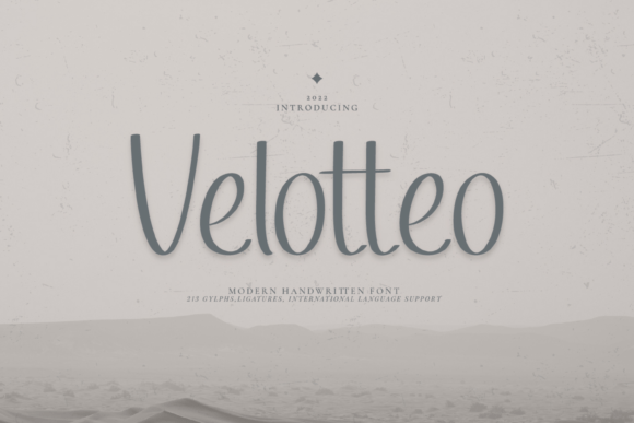 Velotteo Font Poster 1