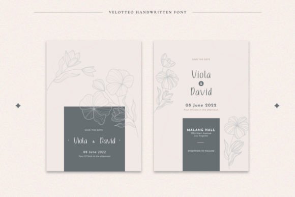 Velotteo Font Poster 5