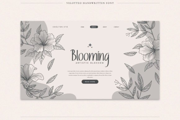 Velotteo Font Poster 7