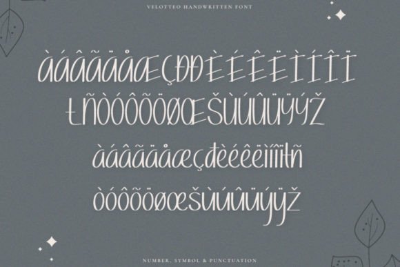 Velotteo Font Poster 10