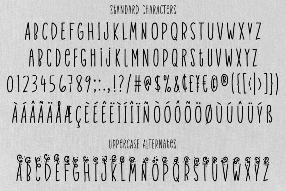 Velvet Pants Font Poster 2