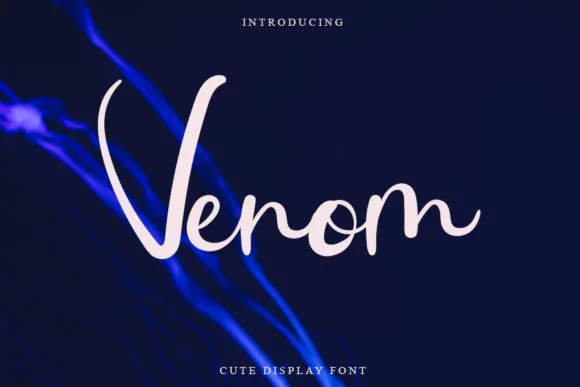 Venom Font Venom Font Poster 1