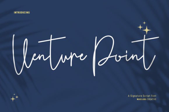 Venture Point Font Poster 1