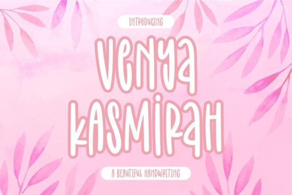 Venya Kasmirah Font Poster 1