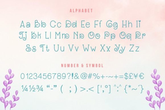Verbena Font Poster 6