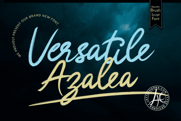 Versatile Azalea Font Poster 1