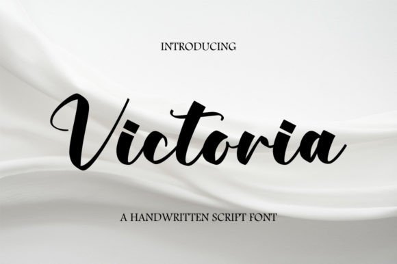 Victoria Font Poster 1
