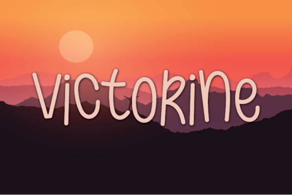 Victorine Font Poster 1