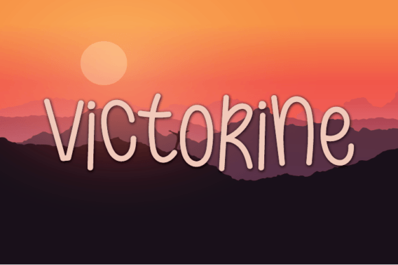 Victorine Font Victorine Font Poster 1