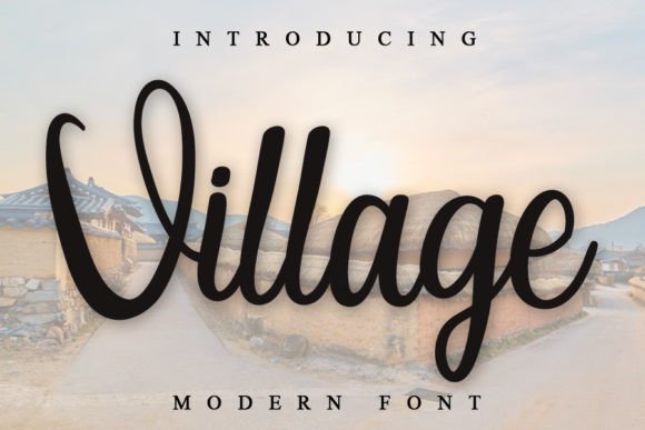 Village Font Poster 1