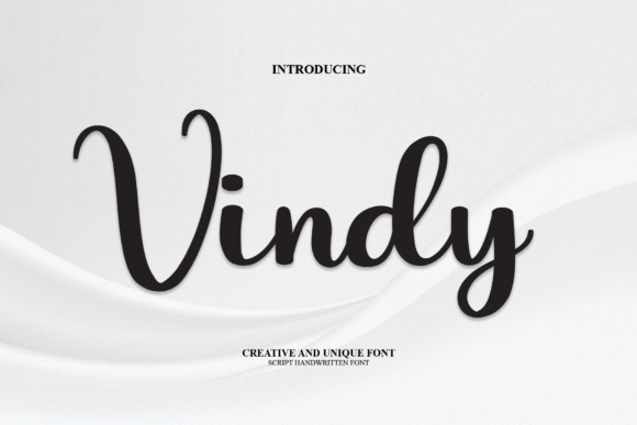 Vindy Font Poster 1