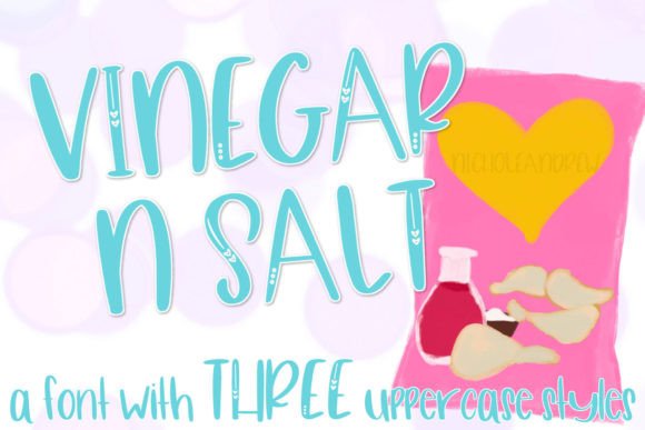 Vinegar N Salt Font Poster 1