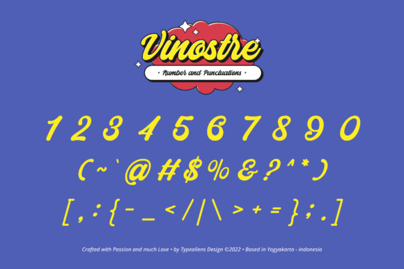 Vinostre Font Poster 8