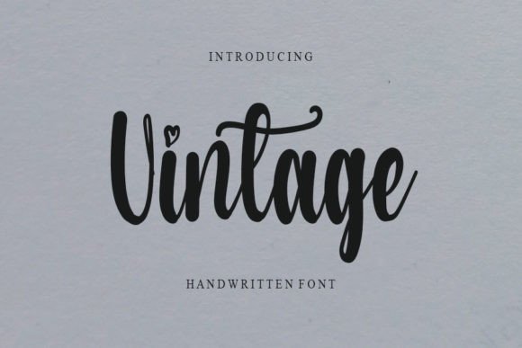 Vintage Font
