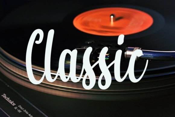 Vintage Font Poster 2