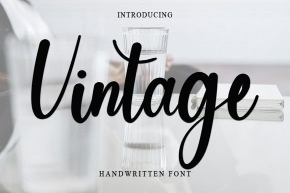 Vintage Font Poster 1