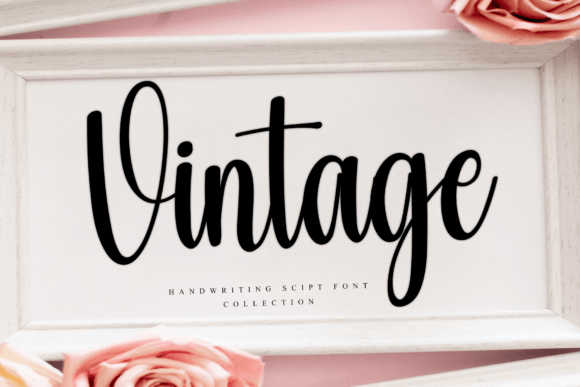 Vintage Font Poster 1