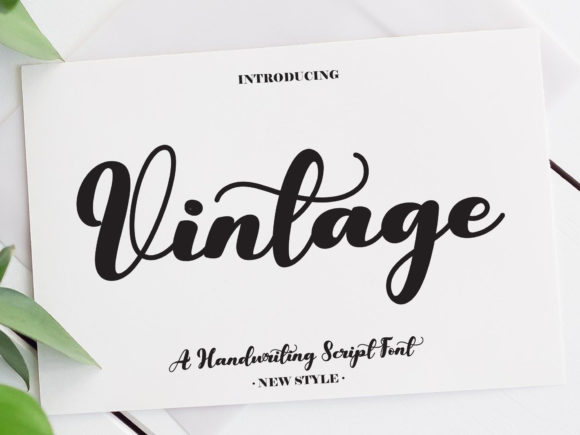 Vintage Font