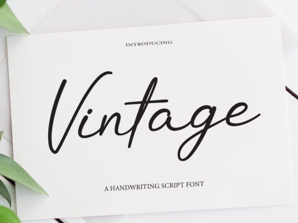 Vintage Font