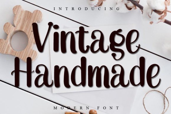 Vintage Handmade Font