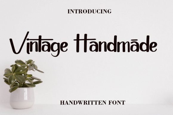 Vintage Handmade Font Poster 1