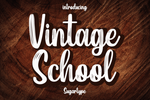 Vintage School Font