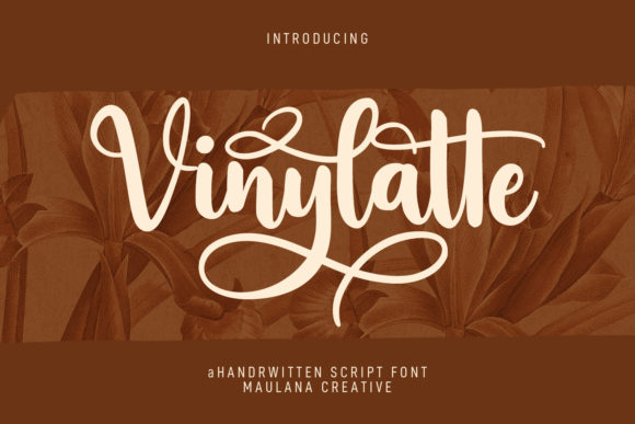 Vinylatte Font Poster 1