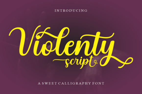 Violenty Font Violenty Font Poster 1