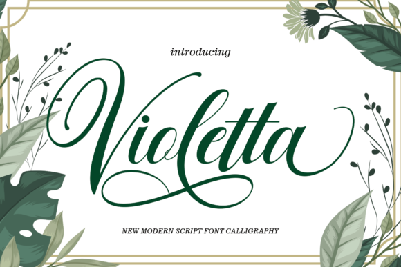 Violetta Font Poster 1