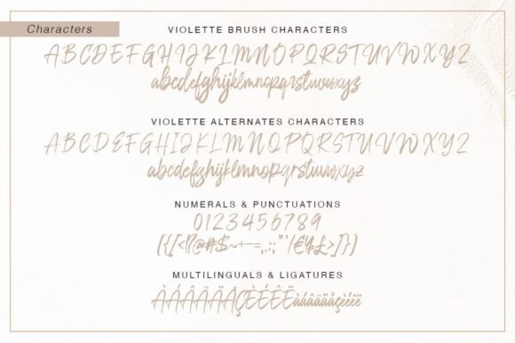 Violette Font Poster 5