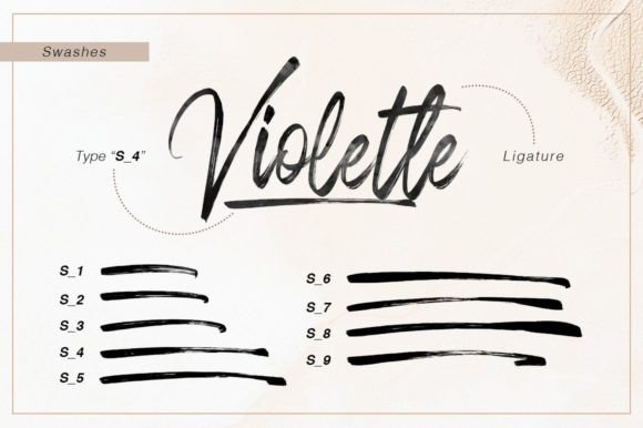 Violette Font Poster 9