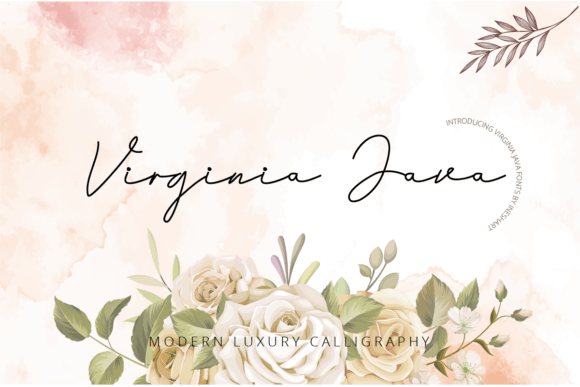 Virginia Java Font Poster 1