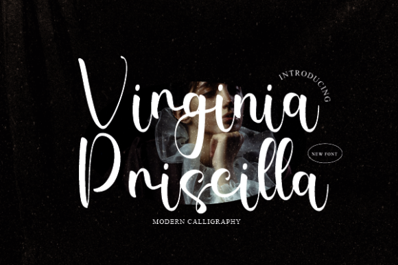 Virginia Priscilla Font Poster 1