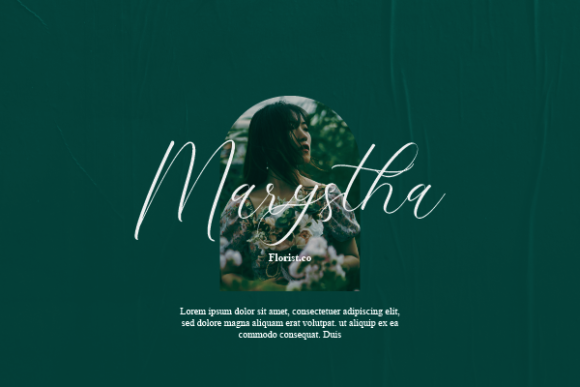Virgiyana Font Poster 4