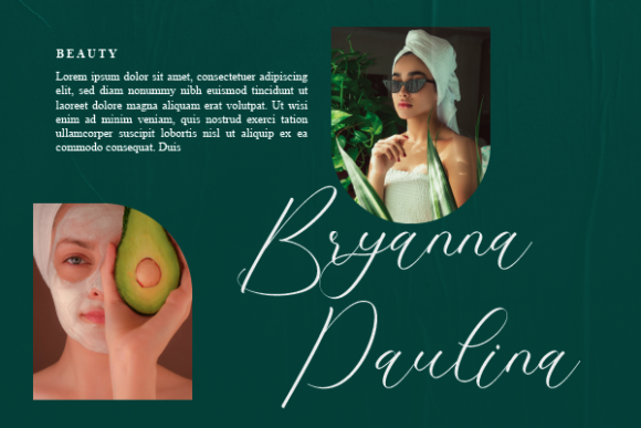 Virgiyana Font Poster 6