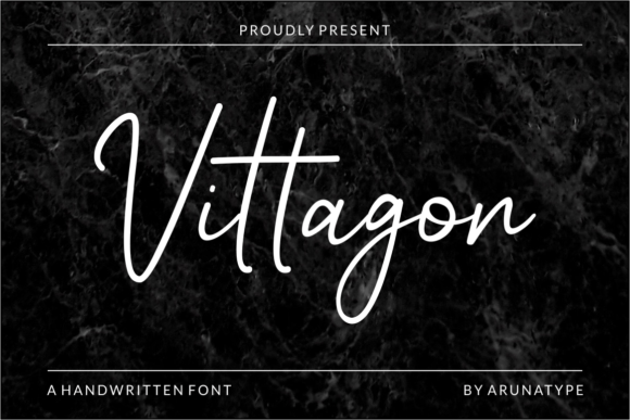 Vittagon Font Poster 1