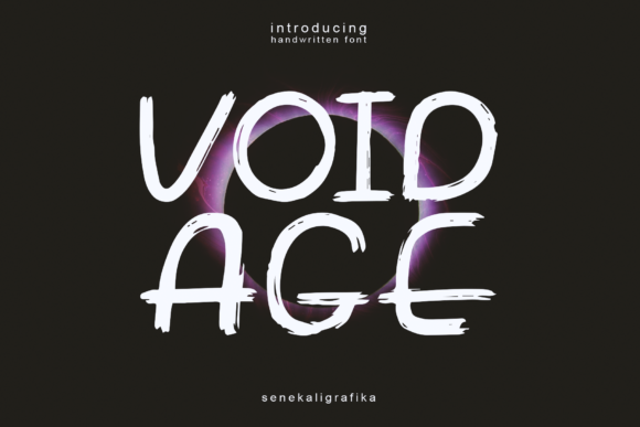 Void Age Font Poster 1