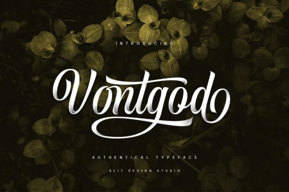 Vontgod Font Poster 1